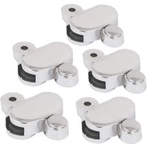 5 Pcs Verre Pince Salle De Bains Miroir Clips En Alliage De Zinc Verre Clip Étagère Support Fixation Miroir Support Pour Verre De 3-5 Mm D'Épaisseur