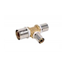 Sanitaire-distribution - Serti Press Rt202016 - Per Connection To Crimp Reduced Unequal Tee Ø20-20-16