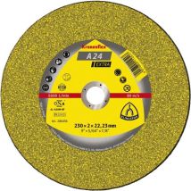 Klingspor – 230mm Flat Metal Cutting Blade – 230 mm Diameter – 2.5 mm Thickness – 22.23 mm Bore – High-Quality Steel