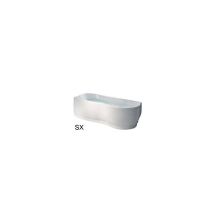 Novellini – Bañera angular Venus 170x70 izquierda con marco – Acabado blanco brillante – Columna de desagüe