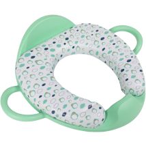 Poupy Riduttore Wc Per Bambini Verde Con Maniglie Tenersi E Schienale Originale