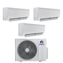 Climatizzatore Condizionatore Gree Trial Split Inverter Serie Bora Plus 9+9+9 Con Gwhd(21)nk6oo R-32 Wi-fi Optional 9000+9000+9000