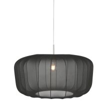 Steinhauer Pendelleuchte Sparkled Light schwarz 60x30cm verstellbar 20-135cm gebürstetes Metall