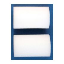 Conf. 2 Rullini Spugna Bianca 10 Cm 1001-10k- Italrulli- 1,0 Confezione
