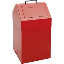 Contenitore per la raccolta differenziata 630.045.0.0.300 – 45 litri – 320 x 650 x 310 mm – Rosso fuoco RAL 3000 – Stumpf