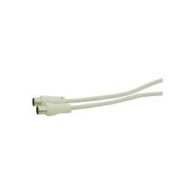 Conector Coaxial Macho/hembra 100hz Blanco