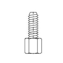 Accesorios De Conexión Molex 1727040093 Tornillos Pernos 1 Set