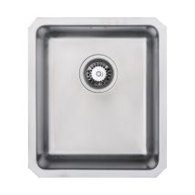 Prima - R25 Compact 1.0 Bowl Undermount Kitchen Sink 450mm L X 390mm W - Stainless Steel