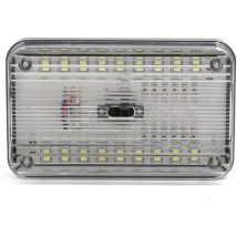 Plafoniera A Cupola Rettangolare, 12v Dc, 36 Led Smd Bianchi, Per Interni Auto