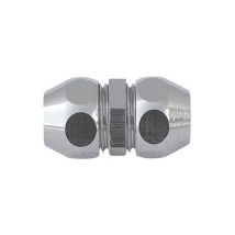 Raccordo Diritto Doppio Con Dadi Conici Cromato 3/8 X 3/8 Diam. 10