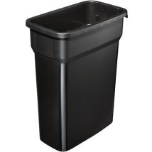 Contenedor De Reciclaje 55l H610xa490xf290mm Negro Rotho