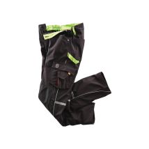 Terrax Workwear - Softshellhose Workwear Größe 48 Schwarz/limette