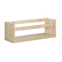 Wandregal Aus Massiver Kiefer - L40 X H15 Cm