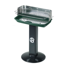 Barbecue Venus 60-40 Inox – Acciaio inox, Acciaio verniciato, Griglia cromata, 65,5 x 47,5 x 90 cm – Ompagrill