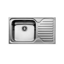 Teka Classic Max 1c 1e Dcha - Fregadero De Cocina Acero 1ø Cest C/reb Sf 60 Cm 1 Cubeta 1 Escurridor
