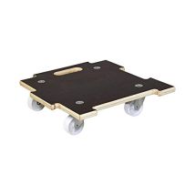 Wagner – Carrellino da trasporto Connect con superficie antiscivolo MaxiGRIP – 390x390mm, portata 200kg, 4 ruote – Certificazione FSC