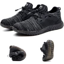 Zapatos De Seguridad Para Hombre Y Mujer, Botas De Trabajo, Para Obras De Construcción, Industria, Zapatillas Deportivas, Protección, Puntera De Acero