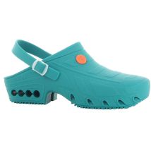 Oxypas Oxyclog Esd Sra Zoccolo Da Lavoro Autoclavabile Verde Scuro 37-38