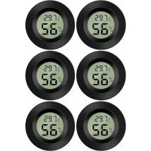 Mini Termómetro Higrómetro Digital Lcd Para Temperatura Y Humedadtermómetro Termohigrómetro Portátil 5070°C 10%99% Hr Para Oficina, Cocina, Humidores,