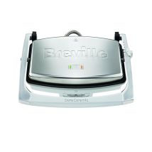 Tostiera Con Rivestimento Duraceramic 1000 W, Piastre Lisce, Argento - Breville