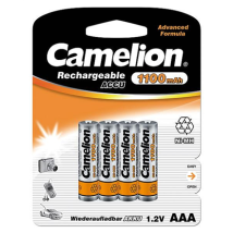 Camelion Aaa/hr03 1100 Mah Batterie Ricaricabili Ni-mh 4 Pezzi