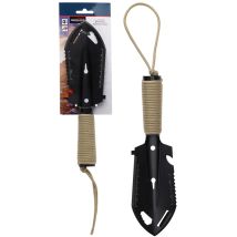 Pala mano multifunción para jardín y camping – Cortador, llave inglesa, sierra, abrebotellas – 26,3 x 7,2 cm