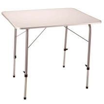 Klapptisch 80x60cm Weiße Aus Metall In Verstellbar Mod.professional