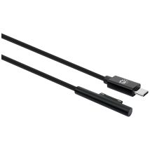 Manhattan Usb-kabel Usb-c Stecker, Surface Connect-stecker 1.80 M Schwarz 353632