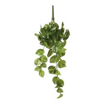 Planta artificial potos colgante – 58 cm – Verde mate – Sin mantenimiento – Ideal para decoración
