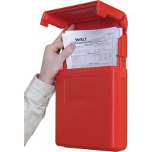 Dokumentenbox B260xH318mm DIN A4 hoch – Robustes Polyethylen – Eigenes Beschriftungsfeld – Inklusive Klebefolie