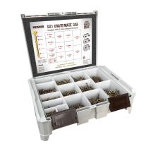 Reisser - Ssc1 2115pc Crate Mate Case With 14 Sizes Of R2 Screws - Csk Pozi Wood Screws