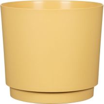 Cache-pot Redondo - Garden Id - Plano - Ø 25 - 7 L - H 22 Cm - Amarillo