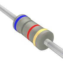Resistencia Oxido Metal 6k8 2w 1% Medidas 5x12mm