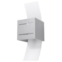 LEDKIA – Loreto Gray Wall Lamp – Elegant Design – 10 cm x 12 cm x 30 cm – Indoor Lighting