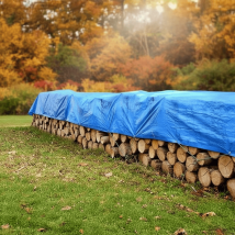 Chalet & Jardin – Lona protectora TITANIUM azul noche 150x600 cm – 100% impermeable y reciclable – Ojales ultrarresistentes