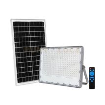 Proiettore Led Athos Grigio 40w 4800lm 4000k Con Pannello Solare