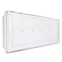 Lámpara de emergencia Beghelli STILE+ LED 11W 120 lúmenes - Batería de litio - Instalación en pared/techo