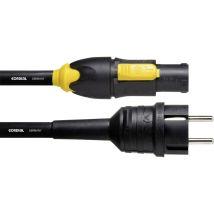 Cordial - Câble De Raccordement Alimentation Cfca 10 S-true 1 [1x Prise Mâle + Contact De Protection - 1x Powercon Mâle]