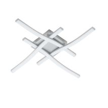 Plafoniera Led Tratti 20w 4000k 2700lm Silver 4l