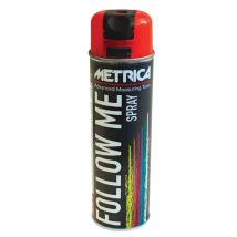 BIS-ELECTRIC Spraymarker Follow Me gelb 500 ml – fluoreszierend – für Zement, Asphalt, Stein, Gras, Sand – umweltfreundlich