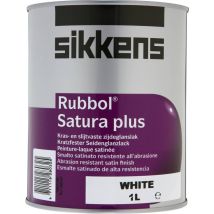 Rubbol Satura Plus Paint - 1 Litre - White - Sikkens