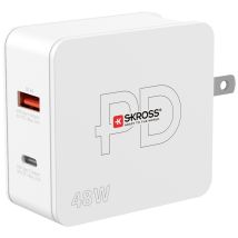 Skross - Multipower Combo+ Us Usb Ladegerät 48 W 1x Usb-a, 1x Usb-c Innenbereich