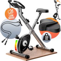 Sportana - Eagle 2 Folding Home Exercise Bike 16 Resistance Level & Fitness Bands