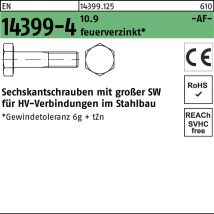 August Friedberg - Sechskantschraube En 14399-4 M 30 X 100 10.9 Feuerverzinkt