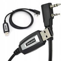 Câble Usb Baofeng Pour La Programmation Des Radios Uv-5r 82 888s Uv-s9 Plus Uv-13 16 17 21 Avec Prise De Type K