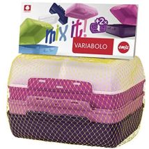 Emsa Gmbh - Emsa 517052 Varia Bolo 4 De Half Girls Play Fountains, Plastica, Multicolore, 16 X 11 X 14 Cm