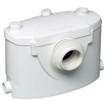 Planus - Sanibasic Trituratore Wc 230 V Bianco Cassetta Trituratrice Con Attacchi E Tappi Di Chiusura