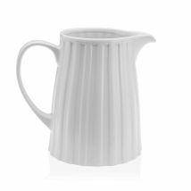 Jarra lechera porcelana relieve 790 ml – Espumador de leche