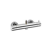 PAINI – Válvula mezcladora termostática de doble salida – Cartucho cerámico – Conexiones M1/2" y M3/4" – Capacidad 11 l/mn a 3 bares