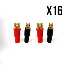 Terminal 16 Blatt - 2 X 4,8 Mm Rot / Schwarz 2 X 2,8 Mm - Puma C.ass Ct40